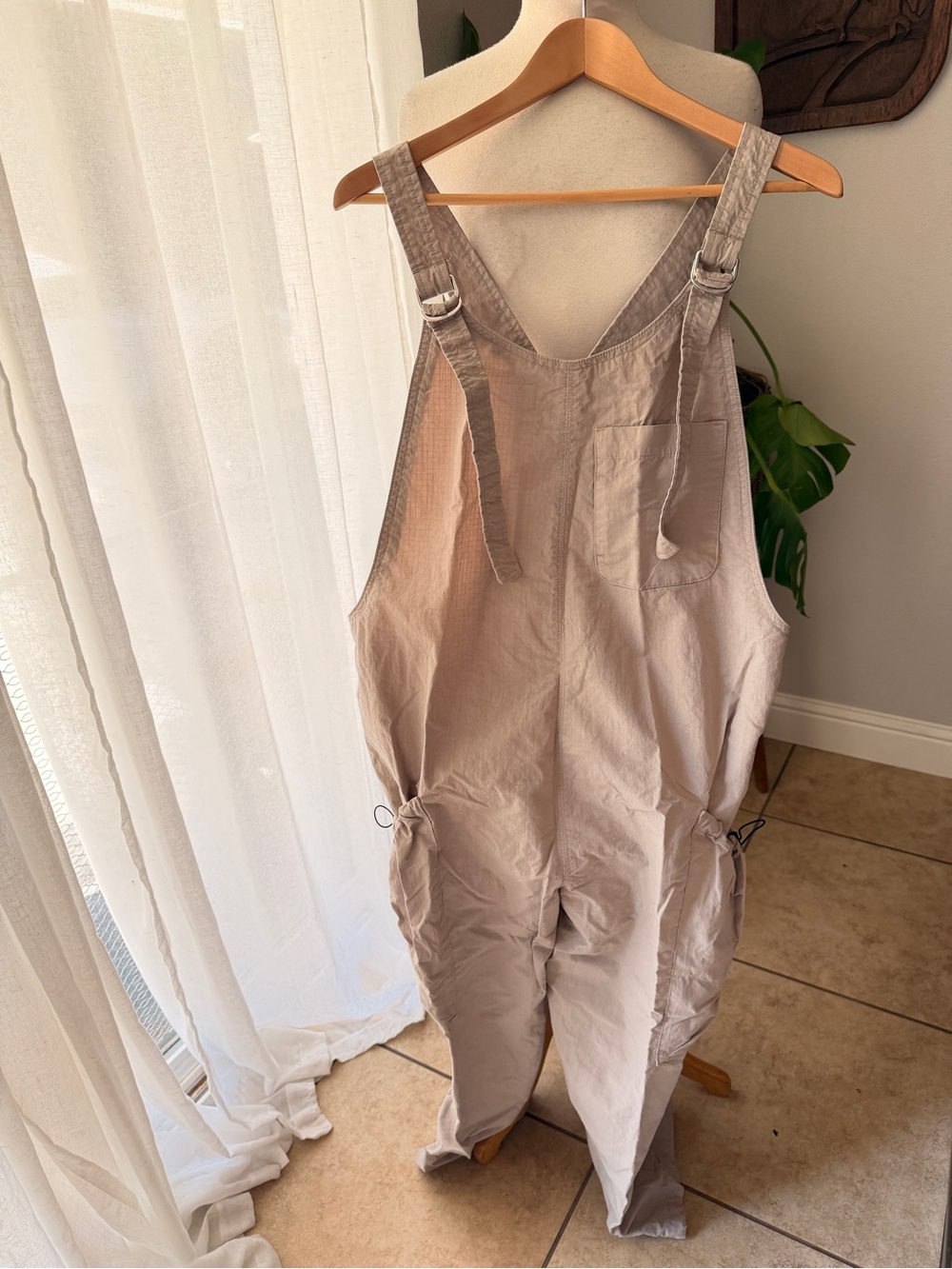 Vans MTE Open Space Utility Jumpsuit Overalls Beige Size XL